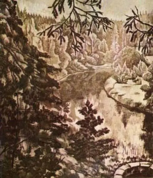 Рис 82 И И Нивинский Река Яуза Офорт 1920е годы Применение светописи - фото 156