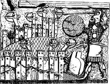 Взятие крепости Ассирийский рельеф времени Тиглатпаласара III Середина VIII - фото 43