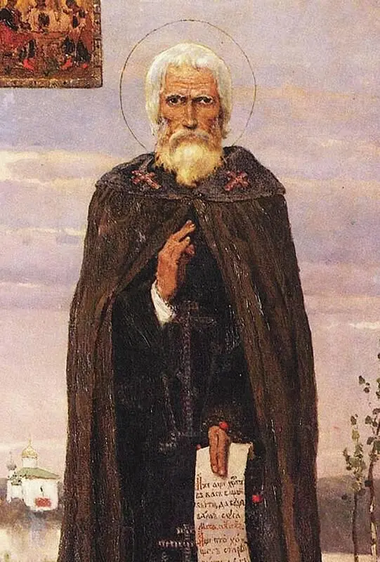 Васнецов А М Сергий Радонежский Лезем на колокольню Высотаа кружится - фото 43