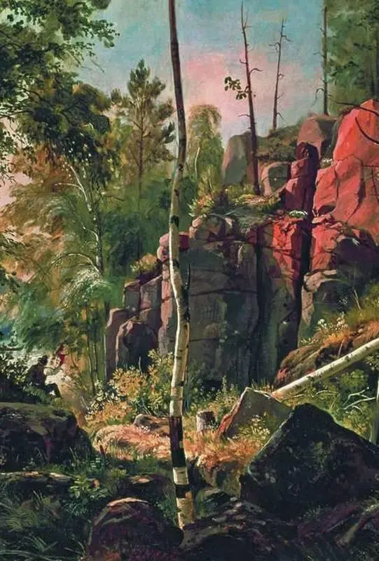 Шишкин И И Вид на острове Валааме Местность Кукко Не надо нам лошадки - фото 68