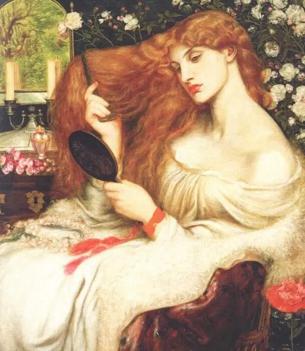 Dante Gabriel Rossetti LADY LILITH Oil on canvas 1868 Delaware Art Museum - фото 15
