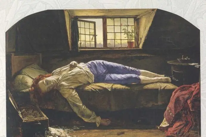 Henry Wallis CHATTERTON Oil on canvas 1856 Tate London Генри Уоллис ЧАТТЕРТОН - фото 16