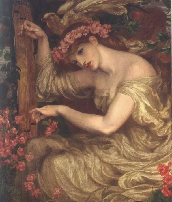 Dante Gabriel Rossetti A SEASPELL Oil on canvas 1877 Fogg Museum of Art - фото 26