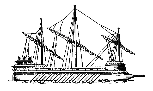 возврат на 5 Галераитал galera деревянное гребное военное судно - фото 18