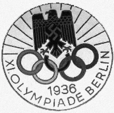 Эмблема берлинской Олимпиады 1936 г Война в Испании показала Гитлер готов - фото 7