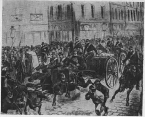 Паника в Париже при приближении пруссаков в 1870 году Дружеский шарж на Я - фото 34