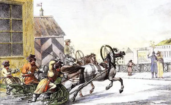 Извозчики на набережной реки Мойки А О Орловский 1828 г Извозчики - фото 5