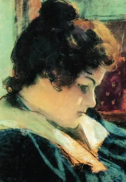 Портрет М К Головиной жены художника Головин А Я 1898 Виноват я вас - фото 31