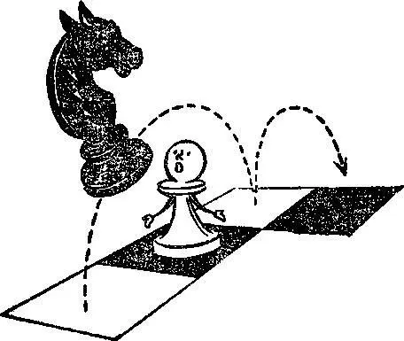 Ход коня напоминает букву Г поворачиваемую в разные стороны Конь ходит и - фото 28