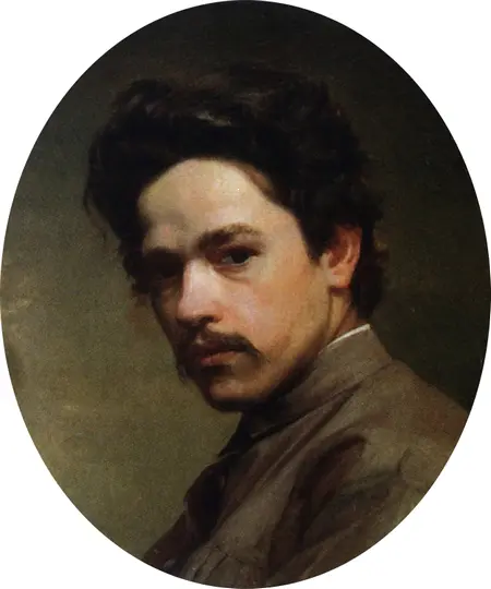 1 Автопортрет Н А Ярошенко 1875 Полтавский гос художественный музей 2 - фото 2