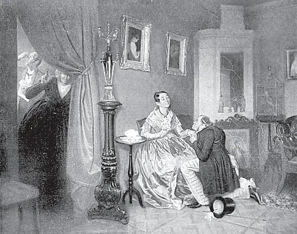 П А Федотов Разборчивая невеста 1847 г Но поспешив и неудачно - фото 35
