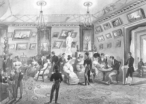 Неизв худ Великосветский салон 1830е гг Онегин просыпается за полдень - фото 38