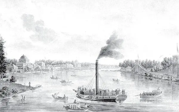 Т А Васильев Вид петербургских островов 1820 г Небольшая двухэтажная дача - фото 58