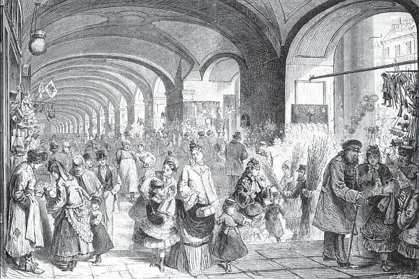 Неизв худ Гостиный двор на Вербной неделе 1880е гг На Вербных гуляниях - фото 89