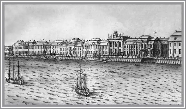 Зимний дворец Петра в 1725 году Маттарнови и был автором нового Зимнего дома - фото 8