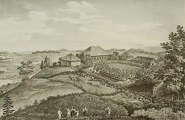 Михайловское Литография 1837 г Скромное обаяние русского дворянства Но в - фото 24