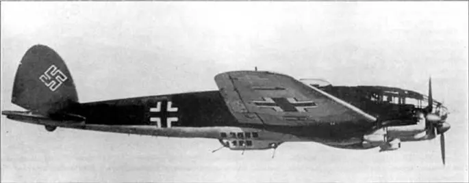 Не111Н5 1НВК из 2KG26 Lowengesch wader в полете над Норвегией 1941 г - фото 100
