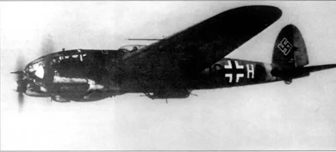 В полете Не111 Н3 1GHP из 1KG27 Восточный фронт вторая половина 1941 - фото 87