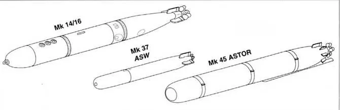 Торпеды Всего построили на четырех верфях шесть субмарин типа Скипджек - фото 43