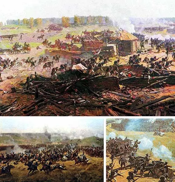 Ф Рубо Фрагменты Бородинской панорамы С Федоров Сражение при Бородине 26 - фото 13