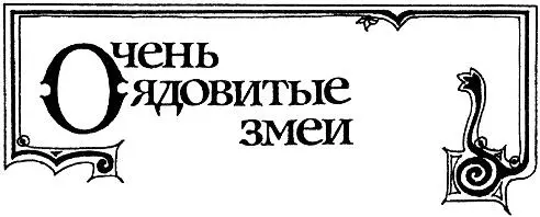 В бестиариях упоминаются многочисленные ядовитые змеи которые отличаются друг - фото 57