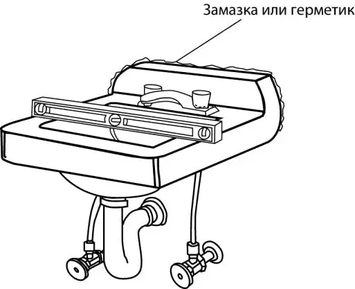 Рис 714 Раковину необходимо выровнять и загерметизировать место ее - фото 252