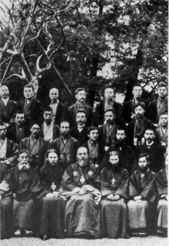 Участники Собора Японской Православной Церкви в Токио 1897 г В первом ряду в - фото 3