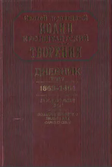 Иоанн Кронштадтский - Дневник. Том V. 1863–1864. Все и во всем Бог. Возлюби ближнего твоего, как самого себя