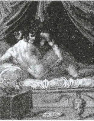 Гравюра с изображением Клеопатры и Марка Антония Сестричка Арсиноя просто не - фото 66