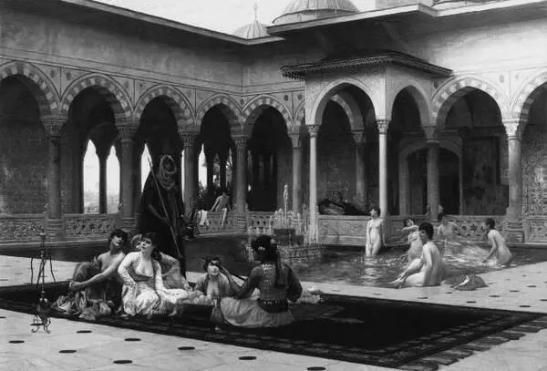 Двор гарема ЖанЛеон Жером 1898 г Да все было не так безоблачно как может - фото 28