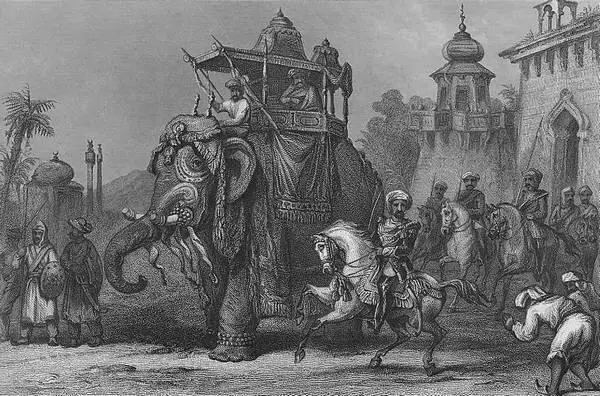 Нана Сахиб с эскортом Гравюра Конец 1850х гг Нана Сахиб который в течение - фото 30