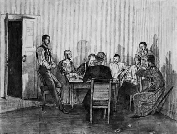 За картами Г Г Гагарин 1840 Изображены князь Александр Илларионович - фото 19
