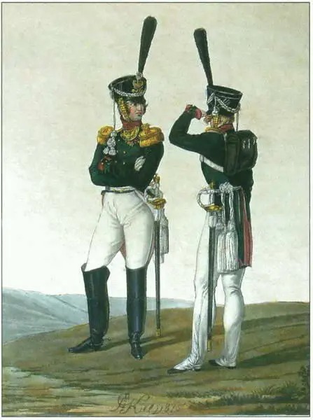 Штабофицер и оберофицер гренадерского полка ЛИ Киль 1815 г - фото 12