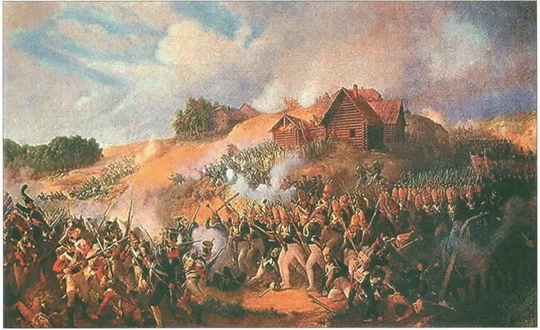 Сражение у Полоцка 18 августа 1812 г Гравюра Д Ругендаса 1810е гг - фото 116