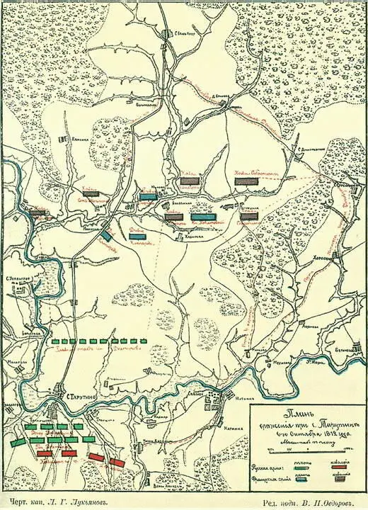 План сражения при Тарутине 6го октября 1812 г Эта весьма скромная по - фото 162
