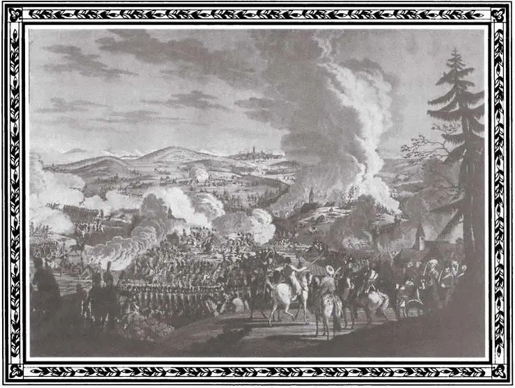 Великое сражение при Аустерлице 2 декабря 1805 г Гравюра ИЛ Ругендаса 1я - фото 8