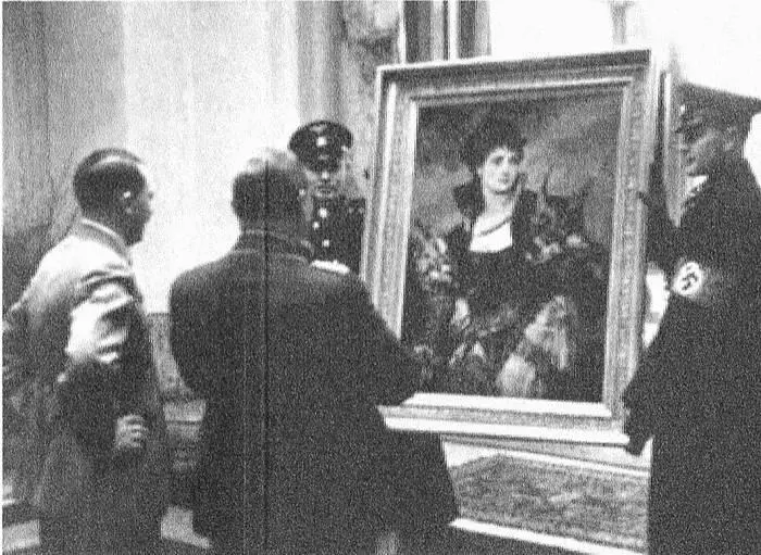 Гитлер дарит рейхсмаршалу Герингу картину Ханса Макарта Дама с соколом 1880 - фото 12