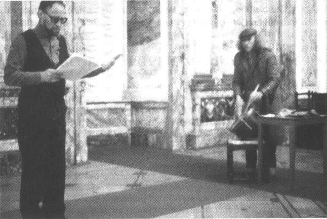 Перформанс с джазовым барабанщиком Владимиром Тарасовым конец 1980х В своем - фото 51