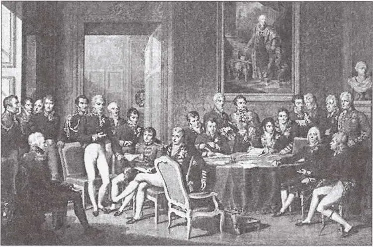 Венский конгресс Гравюра 1819 г Россия получила Царство Польское уступив - фото 42