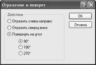 Рис 73 Настройка поворота изображения Порядок работы в данном окне очевиден - фото 174