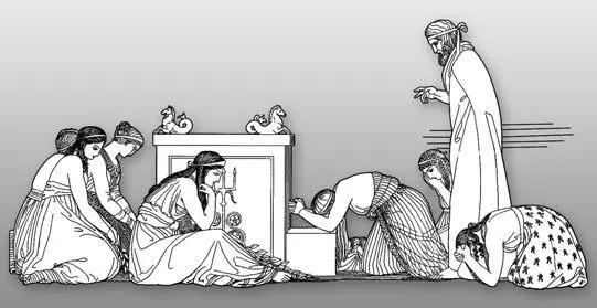 Молитва дочерей Даная из книги J Flaxman T Piroli F Howard Compositions - фото 63