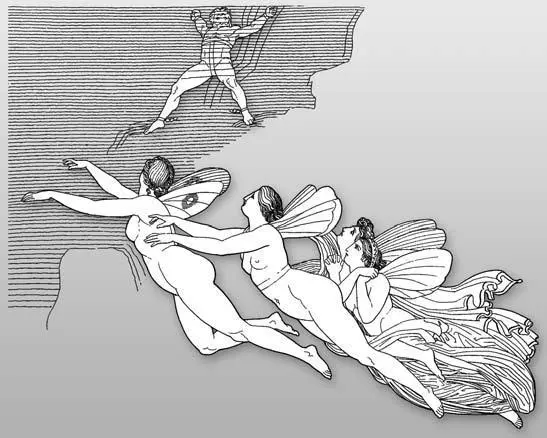 Прометей и нимфы Океаниды из книги J Flaxman T Piroli F Howard - фото 68