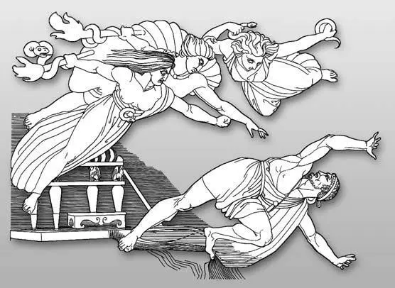 Эринии преследуют Ореста из книги J Flaxman T Piroli F Howard - фото 114