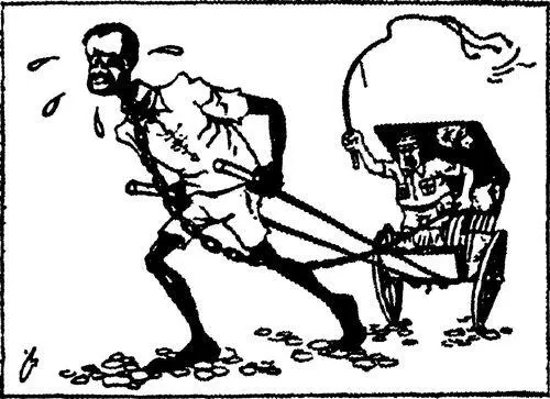 Советская карикатура середины 1970х годов на тему эксплуатации стран периферии - фото 11