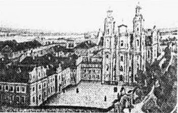 Первоначально все монастырские постройки были деревянными В 1756 г начали - фото 16