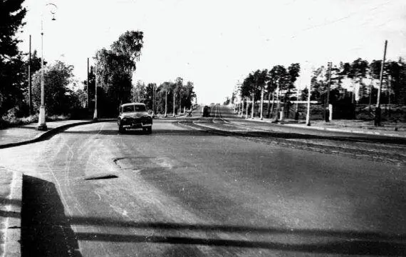 Проспект Энгельса подъем на Поклонную гору 1954 г Фото ФА Белокурова Из - фото 134