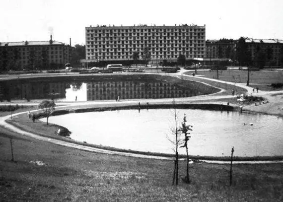 Вид на пруды на месте комплекса Живой родник Фото 1960х гг К югу от - фото 183