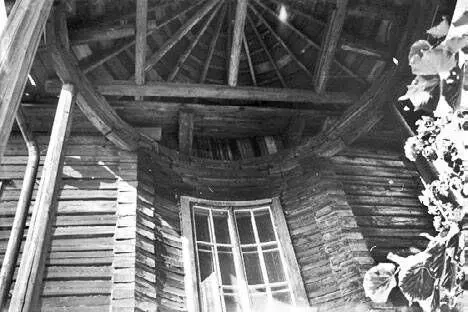 Перекрытие круглой веранды дома Эрлихов на Рашетовой Фото 1950х гг На - фото 322