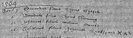 Самая ранняя отсылка на Уильяма Шекспира в записи о его крещении в приходской - фото 2