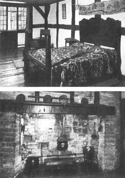 Спальня хозяина вверху и кухня внизу в доме Джона Шекспира на - фото 88
